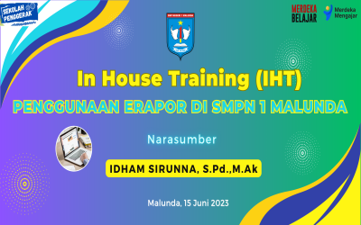 IHT PENGGUNAAN ERAPOR DI SMPN 1 MALUNDA